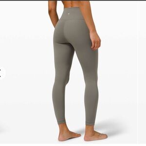 Lululemon Wunder Under High-Rise Tight 25” *Luxtreme Grey Sage
